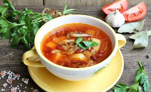 Фасолевый суп с килькой – вкусный рецепт